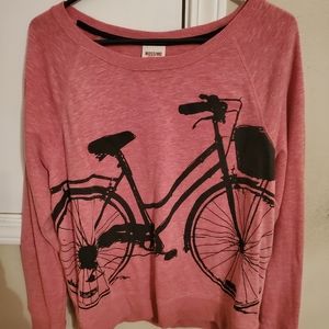 Dark salmon/pink Mossimo crewneck sweatshirt